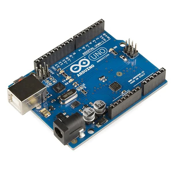 An Arduino Uno open-hardware board