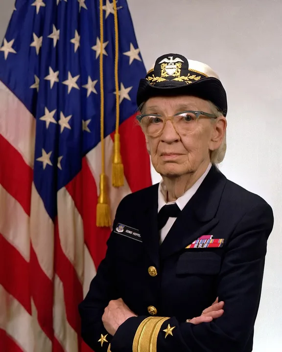 Rear Admiral Grace Hopper in uniform